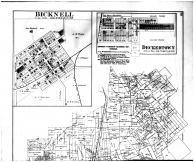 Johnson Township, Deckertown, Bicknell, Purcell Sta. - Above, Knox County 1880 Microfilm